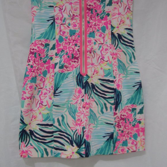 Lilly Pulitzer 4 NWT Mila Stretch Shift Dress Via Flora - Picture 8 of 8